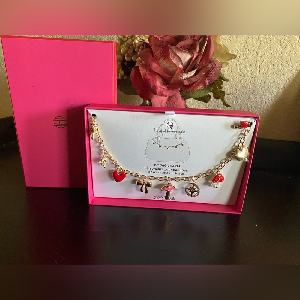 House of Harlow 1960 Gold Purse Charm